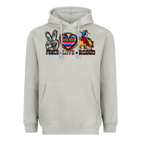 Moon Dust peace love rodeo Heavyweight Hoodie - Zillion Design Studio