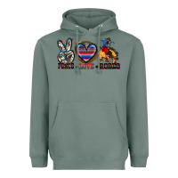 Sage peace love rodeo Heavyweight Hoodie - Zillion Design Studio