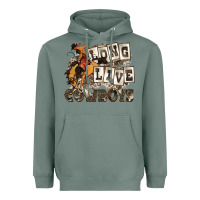 Sage long live cowboys Heavyweight Hoodie - Zillion Design Studio