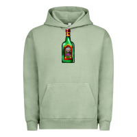 Pigment Oil Green tequila bottle Urban Hoodie - AdoDesignShop