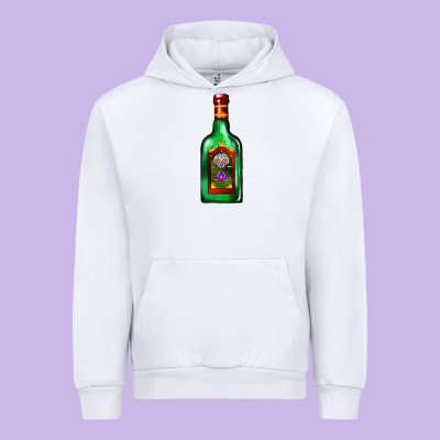 Tequila Bottle Urban Hoodie Designed By Adodesignshop