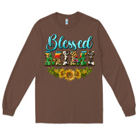 Chestnut blessed mimi Long Sleeve Tee - BarkalooDesign