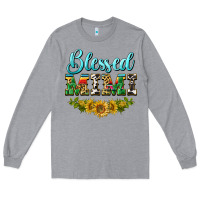 Heather Grey blessed mimi Long Sleeve Tee - BarkalooDesign