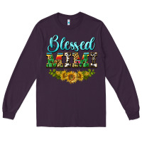 Plum blessed mimi Long Sleeve Tee - BarkalooDesign