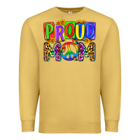 Antique Gold proud mom lgbt Premium Sweatshirt - Zillion Design Studio