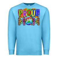 Ocean Blue proud mom lgbt Premium Sweatshirt - Zillion Design Studio