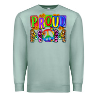 Seafoam proud mom lgbt Premium Sweatshirt - Zillion Design Studio