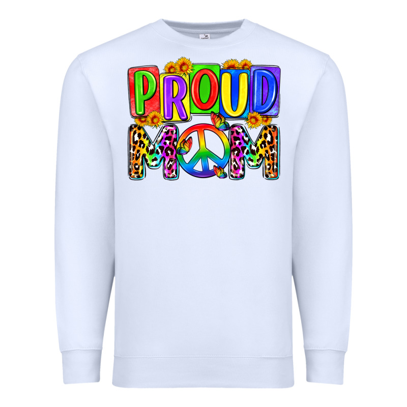 Proud Mom Lgbt Premium Sweatshirt by Zillion Design Studio | Teevron