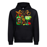 Black mexican tequila margarita and maracas Urban Hoodie - AdoDesignShop