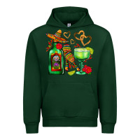 Forest Green mexican tequila margarita and maracas Urban Hoodie - AdoDesignShop