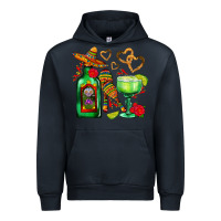 Navy mexican tequila margarita and maracas Urban Hoodie - AdoDesignShop