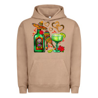 Pigment Burro mexican tequila margarita and maracas Urban Hoodie - AdoDesignShop