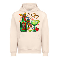 Sandshell mexican tequila margarita and maracas Urban Hoodie - AdoDesignShop