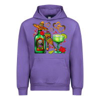 Tulip mexican tequila margarita and maracas Urban Hoodie - AdoDesignShop