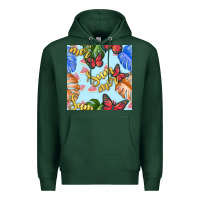 Sports Green summer and leaf seamless pattern Premium Hoodie - BundleAndBundleShop