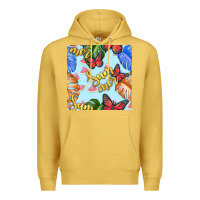 Antique Gold summer and leaf seamless pattern Premium Hoodie - BundleAndBundleShop