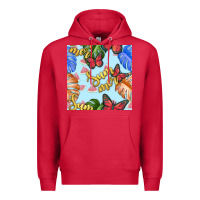Cardinal summer and leaf seamless pattern Premium Hoodie - BundleAndBundleShop