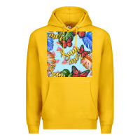 Lemon summer and leaf seamless pattern Premium Hoodie - BundleAndBundleShop