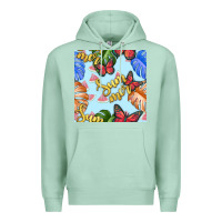 Seafoam summer and leaf seamless pattern Premium Hoodie - BundleAndBundleShop