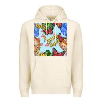 Tofu summer and leaf seamless pattern Premium Hoodie - BundleAndBundleShop
