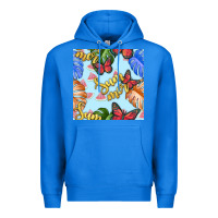 True Royal summer and leaf seamless pattern Premium Hoodie - BundleAndBundleShop