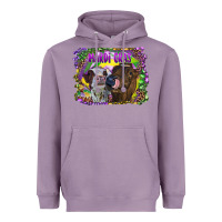 Lavender Mardi Gras Heifers Heavyweight Hoodie - RanaPortraitStore