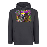 Smoke Mardi Gras Heifers Heavyweight Hoodie - RanaPortraitStore