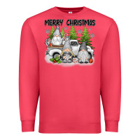 Cardinal merry christmas gnomies Premium Sweatshirt - texasbilliewilder