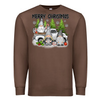 Chestnut merry christmas gnomies Premium Sweatshirt - texasbilliewilder