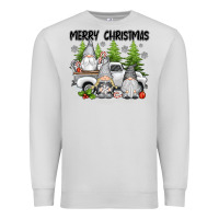Dove Grey merry christmas gnomies Premium Sweatshirt - texasbilliewilder