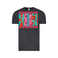 Vintage Black teacher with  flower glitter and serape leopard Vintage Tee - Artiststas