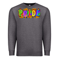 Charcoal Heather pride Premium Sweatshirt - Zillion Design Studio