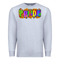 Heather Grey pride Premium Sweatshirt - Zillion Design Studio