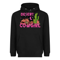 Black desert cowgirl Heavyweight Hoodie - Zillion Design Studio
