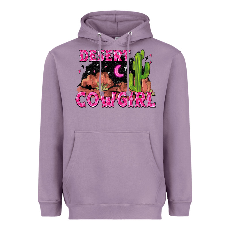 Desert Cowgirl Heavyweight Hoodie by Zillion Design Studio | Teevron