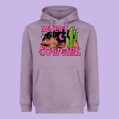 Desert Cowgirl Heavyweight Hoodie Designed By Zillion Design Studio