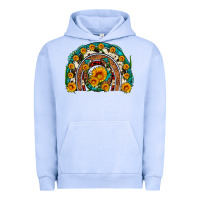 Pigment Grape Ice sunflower gemstone leopard cowhide horseshoe rainbow Urban Hoodie - Artiststas