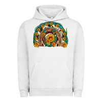 Pigment Lunar Rock sunflower gemstone leopard cowhide horseshoe rainbow Urban Hoodie - Artiststas