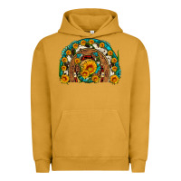 Pigment Peanut Butter sunflower gemstone leopard cowhide horseshoe rainbow Urban Hoodie - Artiststas