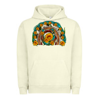 Pigment Pistachio sunflower gemstone leopard cowhide horseshoe rainbow Urban Hoodie - Artiststas