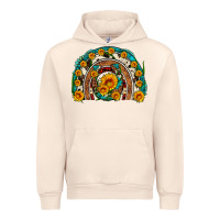 Sandshell sunflower gemstone leopard cowhide horseshoe rainbow Urban Hoodie - Artiststas