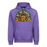 Tulip sunflower gemstone leopard cowhide horseshoe rainbow Urban Hoodie - Artiststas