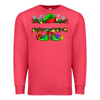 Cardinal custom name christmas elf Premium Sweatshirt - texasbilliewilder