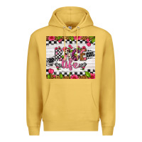Antique Gold race life tumbler Premium Hoodie - Artiststas