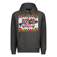 Charcoal Heather race life tumbler Premium Hoodie - Artiststas