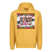 Mustard race life tumbler Premium Hoodie - Artiststas