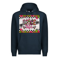 Navy race life tumbler Premium Hoodie - Artiststas