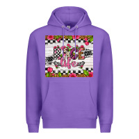 Purple race life tumbler Premium Hoodie - Artiststas