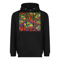 Mardi Gras King Cake And Crawfish Heavyweight Hoodie | Teevron