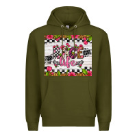 Army Green race life tumbler Premium Hoodie - Artiststas